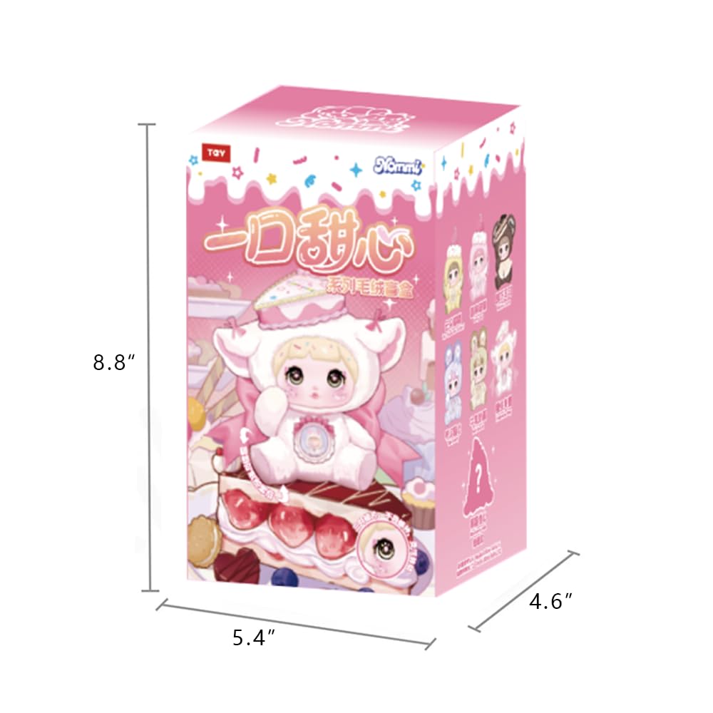 REIVIVORA Caixa surpresa de pelúcia Nommi v7 Sweet Bite Series 1